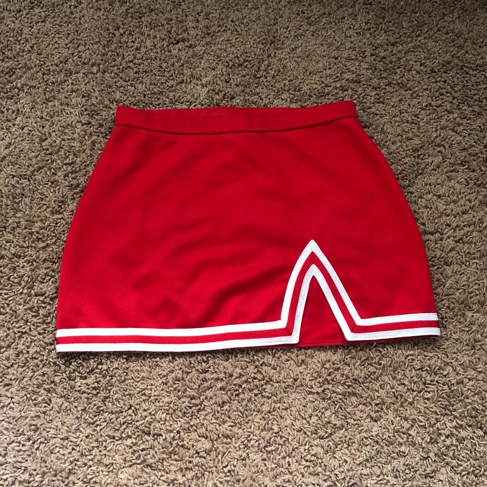 Red Cheerleading Skirt